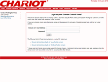 Tablet Screenshot of hosting.chariot.net.au